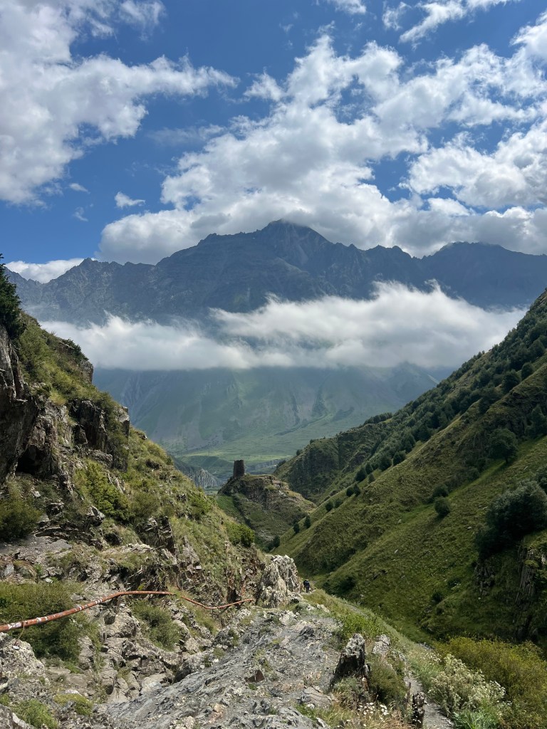 Mountain landscape photography by Sakine Gulec in the Caucasus, Georgia